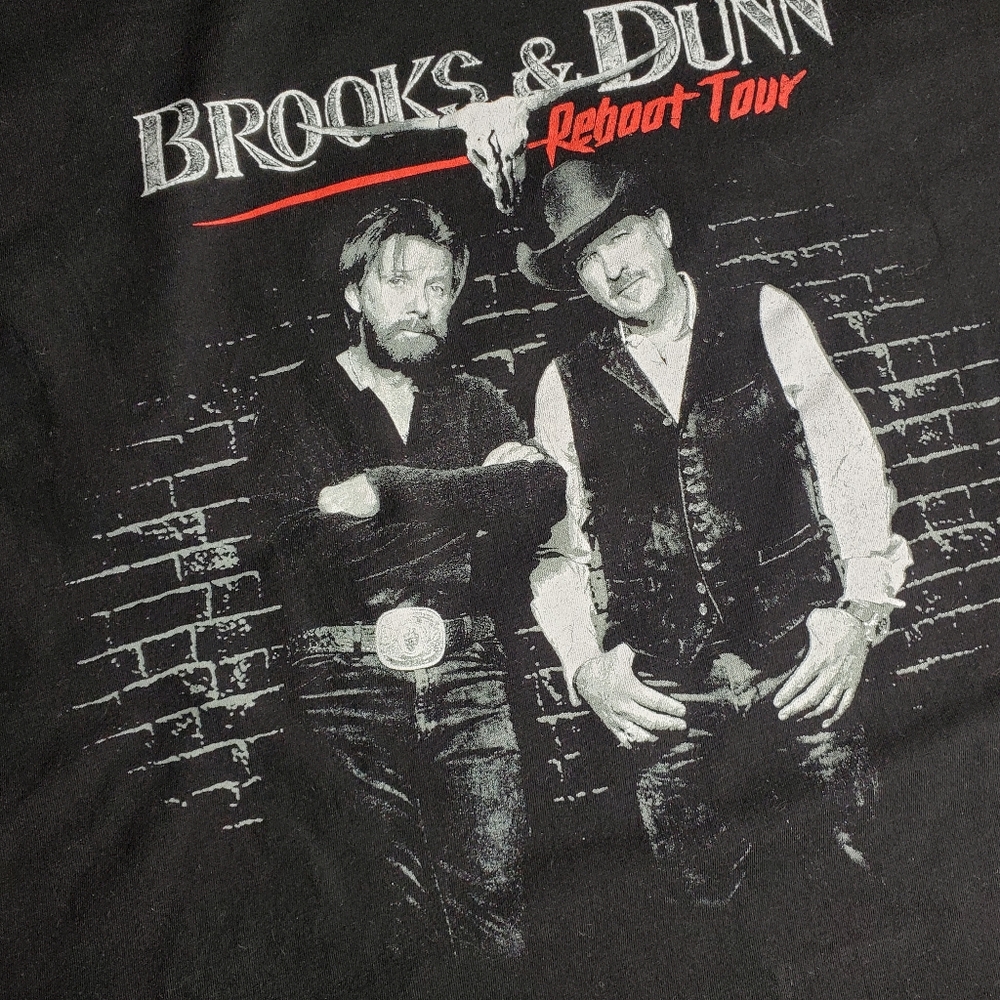 Brooks & Dunn Reboot Tour Merch Shirt sz XXL
